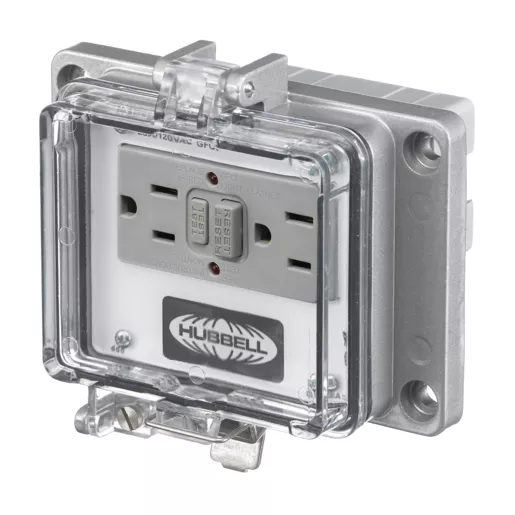 Image of PR20 Signal and Control Products, Industrial Ethernet, NEMA 12/4 Enclosure, 15A 125V, GFCI Receptacle