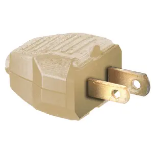 Image of RP123PI Plug, 15A 125V, 2W, POLAR ZIPCORD, Ivory