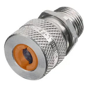 Image of SHC1008 Kellems Wire Management, Cord Connectors, Straight Male, .13-.19", 3/8", Aluminum