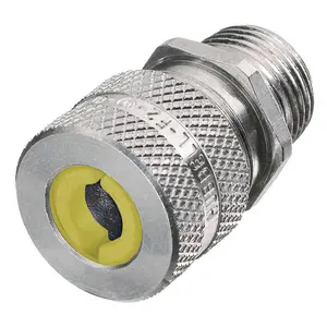 Image of SHC1027 Kellems Wire Management, Cord Connectors, Straight Male, .63-.75", 1/2", Aluminum