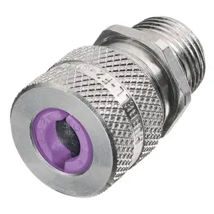 Image of SHC1028 Kellems Wire Management, Cord Connectors, Straight Male, .75-.88", 1/2", Aluminum