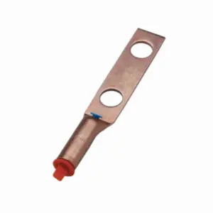 Image of YGA252N YGA252N Compression Grounding Lug, 1/0 AWG Cu, 2-Hole, 1/2" Stud, 1-3/4" Spacing