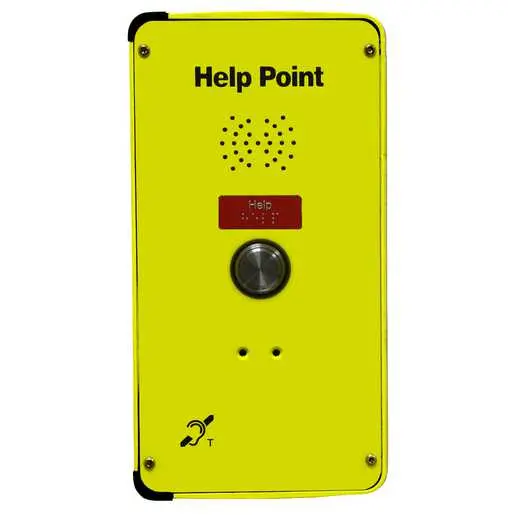 Image of 232-02-0001-102 DDA Help Point (GSM), 1 button (faceplate only)