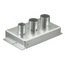 Hubbell Wiring Device-Kellems Recessed 8 Series, Replacement Fitting Box,  (1) 3/4 EMT and (2) 1-1/4 EMT S1R8JNC9