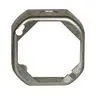 Image of 130 4 in. Octagon Extension Ring, Drawn, 1-1/2 in. Deep, Two 1/2 & Two 3/4 in. KO's