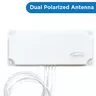 Image of ATS-01119 2.4/5 GHz 7 dBi 5 Element Dual Pol Indoor/Outdoor Patch Antenna with RPSMA