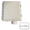 Image of ATS-00157 12x10x6 Solid Latch Enclosure & Integrated 4 Lead 4/6 dBi RPTNC Omni