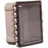 Image of ATS-00469 8x6x4 Polycarbonate Enclosure with Clear Door, Key Lock and No Holes