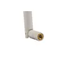 Image of ATS-00852 2.4/5 GHz 2/3 dBi White Indoor Articulating Rubber Duck Antenna w/RPSMA