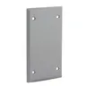 Image of 5174-0 1-Gang Weatherproof Cover, Vertical/Horizontal , Box Mount, Blank, Gray