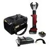 Image of PATMD20005A3 PATRIOT® IN-LINE® 6-Ton Scissor Action, D3 Crimp Jaw, (2) 5.0Ah 18V Li-ion Batteries, 120V-AC Charger, Nylon Pro Bag