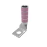 Image of YA25TC3890 YA25TC3890, Compression Terminal, 1/0 Cu, 1-Hole, 3/8" Stud, Long Barrel, 90 Degree