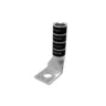 Image of YA2690 YA2690, Compression Terminal, 2/0 AWG Cu, 1-Hole, 3/8" Stud, Long Barrel, 90 Degree