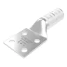 Image of YA444NDTS YA444NDTS, Compression Terminal, 1000 kcmil, 4-Hole, 1/2" Stud, 1-3/4" Spacing, Long Barrel, Solder Seam