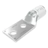 Image of YA44L2TC38 YA44L2TC38, Compression Terminal, 1000 kcmil Cu, 2-Hole, 3/8" Stud, 1" Spacing, Standard Barrel