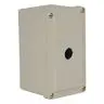 Image of HW-N4X2PB-22 NEMA 4X 22MM Pushbutton Enclosure (2-Pushbutton) 6X4X4 Fiberglass-Opaque