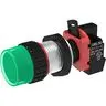 Image of GZ23-G23 GZ Series - PilotLight, Green with Lamp Holder & Lamp 120V AC/DC - Normal Length 25mm, 3/4 NPSM