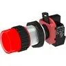 Image of GZ23-R23 GZ Series - PilotLight, Red with Lamp Holder & Lamp 120V AC/DC - Normal Length 25mm, 3/4 NPSM