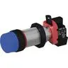 Image of GZB3-B23 GZ Series - PilotLight, Blue with Lamp Holder & Lamp 120V AC/DC - Long Length 40mm, 3/4 NPSM