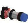 Image of GZB3-B23 GZ Series - PilotLight, Blue with Lamp Holder & Lamp 120V AC/DC - Long Length 40mm, 3/4 NPSM