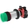 Image of GZB3-G23 GZ Series - PilotLight, Green with Lamp Holder & Lamp 120V AC/DC - Long Length 40mm, 3/4 NPSM