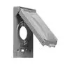 Image of MX1550S 1-Gang Flip Weatherproof Cover, Vertical/Horizontal, 14-in-1, Gray