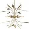 Image of P500415-168 Mariposa Collection Six-Light Antique Gold Hanging Pendant Light