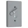 Image of TC100S 1-Gang Vertical Weatherproof Cover, Toggle, Gray