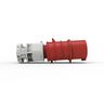 Heavy Duty Products, IEC Pin and Sleeve Devices, Male, Plug, 16/20 A 220-240 VAC, 2-POLE 3-WIRE, Blue, Splash Proof