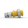 Heavy Duty Products, IEC Pin and Sleeve Devices, Male, Plug, 20 A 125 VAC, 2-POLE 3-WIRE, Yellow, Watertight