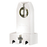 Lampholders, Medium Bi-Pin Fluorescent Lampholder, Lamp Size T6, T8, T12 for Pre-Heat or Rapid Start Lamp