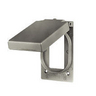 Wallplates and Boxes, Weatherproof Covers, 1- Gang, 1) GFCI Opening, Standard Size, Cast Aluminum