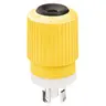 Image of 4721NPCR Locking Devices, Locking Devices, Marine Grade, Male Plug, 15A 125V, 2-Pole 3-Wire Grounding, L5-15P, Screw Terminal, Yellow