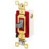 Bryant Wiring Devices, Switches and Lighting Controls, Industrial Grade,Toggle Switches, General Purpose AC, Double Pole- Double Throw CenterOff, 20A120/277V AC, Back and Side Wired, Ivory Toggle, Gray Base