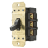 Disconnect Switches, Three Pole, 40A 600V AC, Black