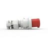 Heavy Duty Products, IEC Pin and Sleeve Devices, Male, Plug, 60 A  277/480 VAC, 4-POLE 5-WIRE, Red, Splash Proof