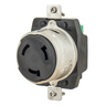 Locking Devices, Locking Devices, Marine Grade, Receptacle, 50A 125/250V, 3-Pole 4-Wire Grounding, Non-NEMA, Screw Terminal, Yellow, Corrosio nResistant