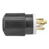 Image of 71430NP Locking Devices, Industrial, Male Plug, 30A 125/250V, 3-Pole 4-Wire Grounding, L14-30P, Screw Terminal, Black and White