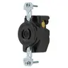 Image of 7210B Locking Devices, Industrial, Flush Receptacle, 20A 250V, 2-Pole 2-Wire Non-Grounding, L2-20R, Screw Terminal, Gray