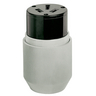 Straight Blade Devices, Female Connector Body, Heavy Duty, Industrial/Commercial Grade, Straight, 50A 125/250V, 3-Pole 3-Wire Non Grounding, 10-50R, Gray, Single Pack