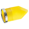 Locking Devices, Accessories, Weatherproof  Boot, Chrome Ring, For 50A Yellow