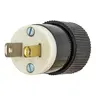 Image of 9754NS Straight Blade Devices, Male Plug, Light Duty, Industrial/Commercial Grade, Straight, 15A 125V, 2-Pole 2-Wire Non- Grounding, 1-15P, Polarized