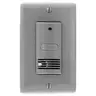 Image of MSU2001GY1 Wall Switch, Occupancy or V ACancy, Ultrasonic, 1 Relay, 1000 Square Feet, 800W Incandescent, 1000W Fluorescent @ 120V AC, 1800W Fluorescent @ 277V