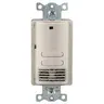 Image of MSU2000LA2 Wall Switch, Occupancy or V ACancy, Ultrasonic, 2 Relay, 1000 Square Feet, 800W Incandescent, 1000W Fluorescent @ 120V AC, 1800W Fluorescent @ 277V