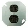 Image of BRY5382 Straight Blade Devices, Receptacles, Duplex, Commercial/Industrial Grade, Specialty, 20A 125V, 2-Pole 3-Wire Grounding, 5-20R, Brown, Single Pack