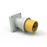 Image of BRY332B4S IEC Pin and Sleeve, Splash Proof Inlet, 32 A, 100-130 VAC