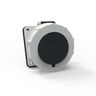 Heavy Duty Products, IEC Pin and Sleeve Devices, Female, Receptacle, 100 A 3 Phase 600 VAC, 3-POLE 4-WIRE, Black, Watertight