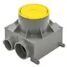 Image of CFBS1R4PFB PVC Box, 4" CFBS1R4 Series, 5.00" Minimum Depth of Pour