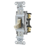 Switches and Lighting Controls, Commercial Grade, Toggle Switches, General Purpose AC, Single Pole, 20A 120/277V AC, Side Wired Only, Ivory