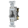 Switches and Lighting Controls, Commercial Grade, Toggle Switches, General Purpose AC, Three Way, 20A 120/277V AC, Side Wired Only, Gray